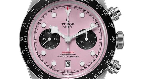 Tudor Launches A Pink Black Bay Chrono Watch With Inter 